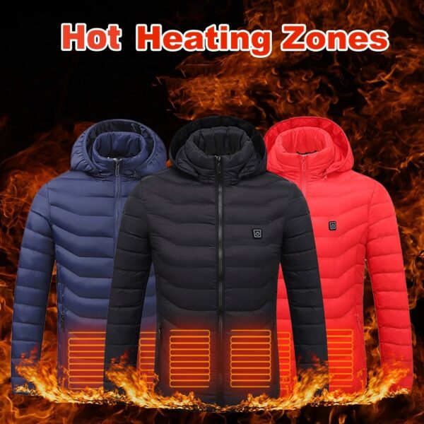 Heated Jacket Coat, Cotton Coat Heater, Clothing, Heating Vest