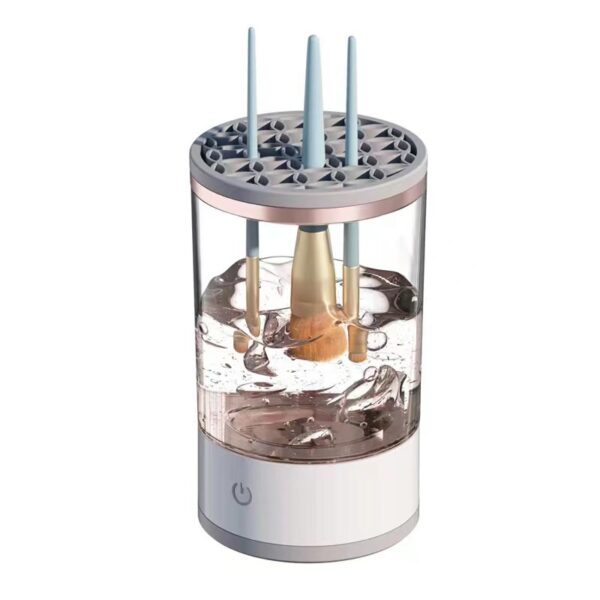 Women's Eye Shadow Brush Cleaning Tool: Portable Makeup Brush Cleaner, Automatic Brush Cleaner.