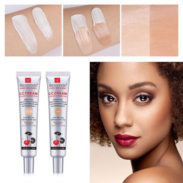 Long-lasting Skin Natural Radiance Moisturizing Color correcting cream, Anti-Sat Makeup Pre-Concealer cream.